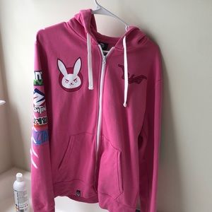 JINX DVA HOODIE OVERWATCH SIZE L NEVER WORN